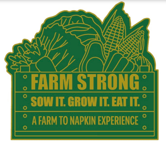 Farm Strong Lapel Pin
