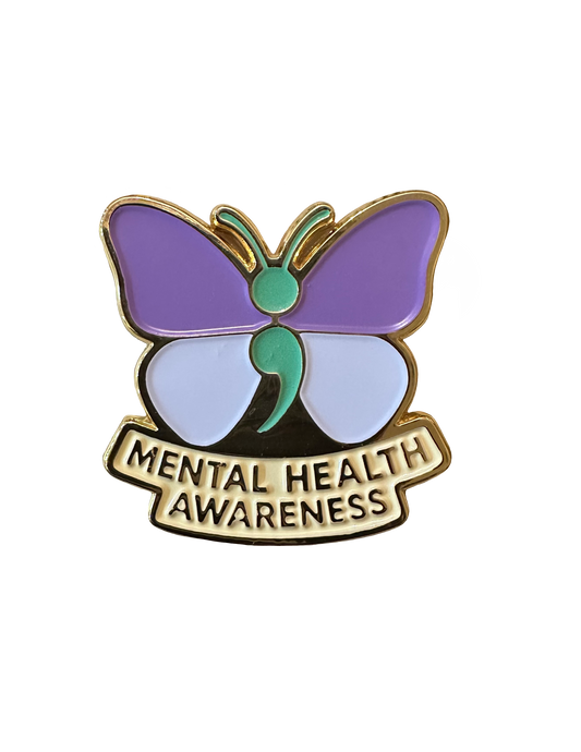 Semi Colon (Mental Health Awareness) Lapel Pin