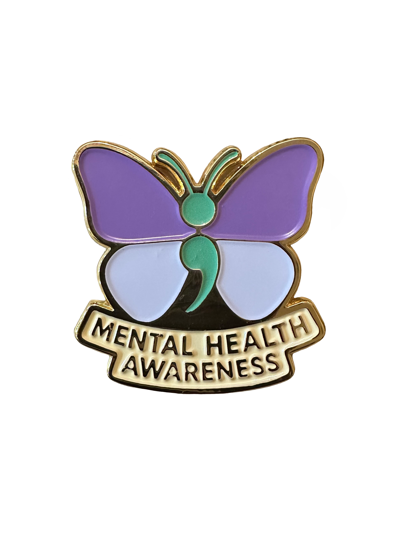 Semi Colon (Mental Health Awareness) Lapel Pin